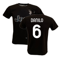 Maglia Juventus Danilo 6 ufficiale replica 2022/2023 trasferta Away nera 